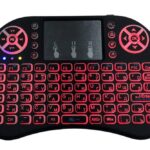 Tobo Wireless Mini Keyboard Multi-Media Portable Handheld Keyboard with Touch pad Mouse-(TD-621KM-03)