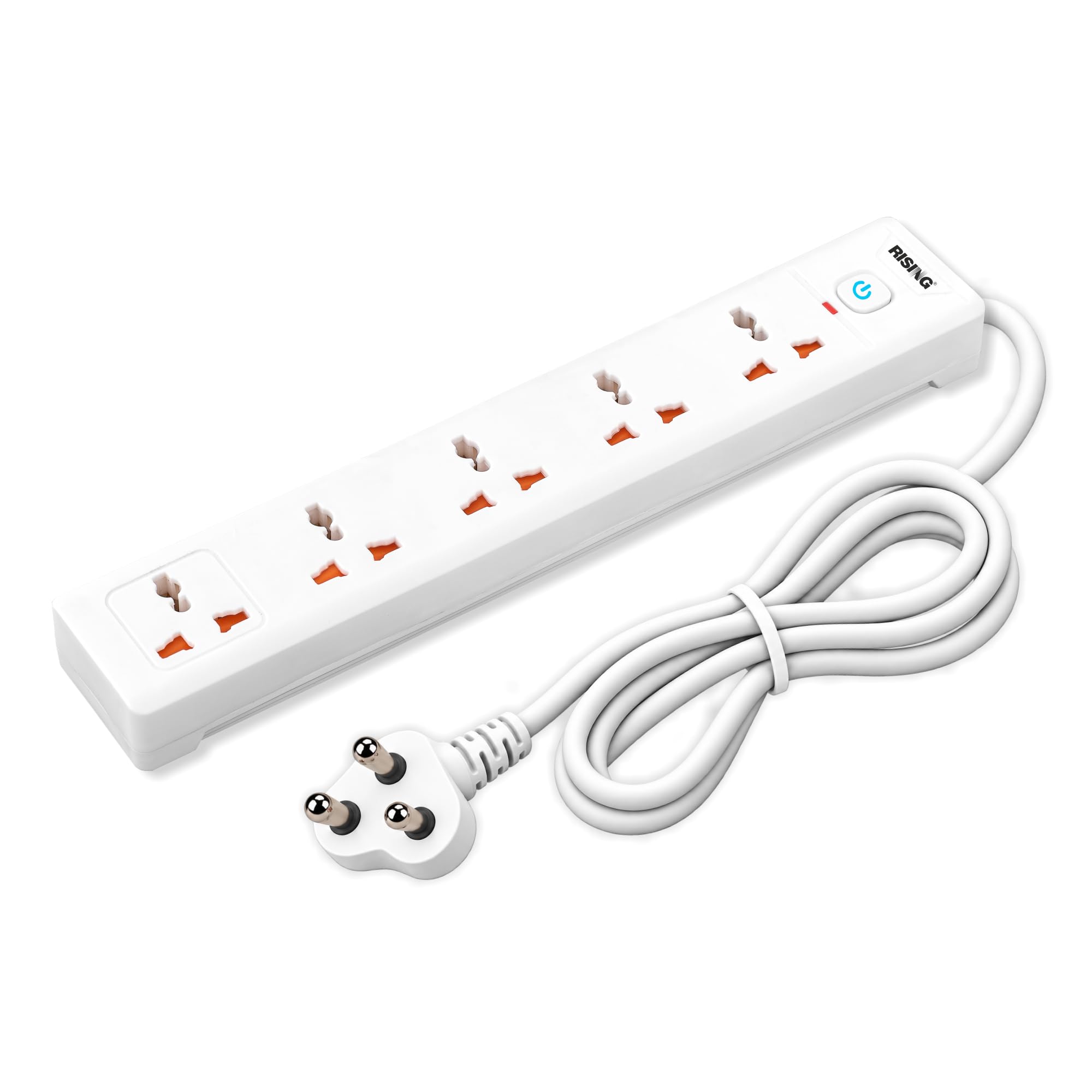 RISING R-Power 5000 Power Strip, 250V, 1500W, 100% Brass Contacts, 2Mtr
