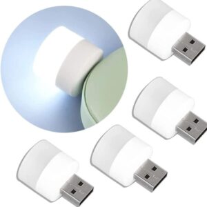 Mini USB Led Light | Plug in Night Light Bulb | USB Light for Laptop | Portable USB Led Lamp | Portable Lights for Powerbank,Reading,Emergency Use (8 Pcs)