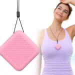 Wearable Personal Air Purifier Necklace | 120H Battery | Filterless Ionic Air Cleaner | Portable Travel Air Purifier for Office, Car & Home | Lightweight Compact Design (Pink)