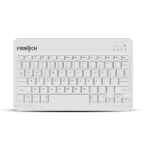 FRONTECH Wireless Mini Keyboard - 78 Keys, Bluetooth Connectivity, Rechargeable, Ultra Slim, Compact Design 1 Year Warranty (FT-1603AW)