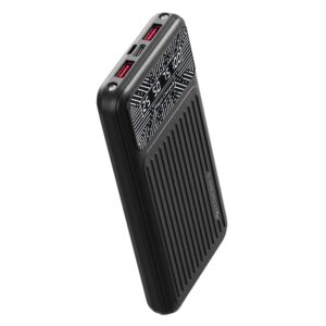 Zebronics EnergiPod 10R4 Power Bank, 10000mAh, 22.5W Rapid Charging, PD 3.0 Type-C Output, Dual USB Output, LED Percentage Display, Torch Light, Multiple Protection, Mobile/Tablet Compatible