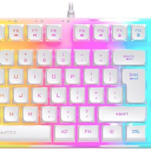 Ant Esports MK700 V2 Membrane TKL Wired Gaming Keyboard & Ant Value GM1001 USB Wired Gaming Mouse