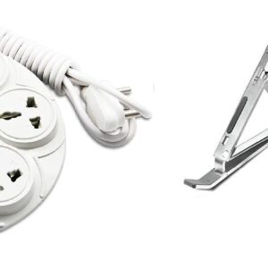 MLU 8+1 Round Strip 4 mtr Extension Cord;6 Amp 8 Universal Multi Plug Point Extension Board with LED Indicator