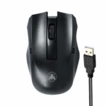 ProDot USB Plug & Play Ergonomic Wired Mouse I High Resolution 1000 DPI Optical Sensor I 5M Key Press Life & Clickable Scroll Wheel I 1 Year Warranty I Compatible with Windows, iOS, Linux
