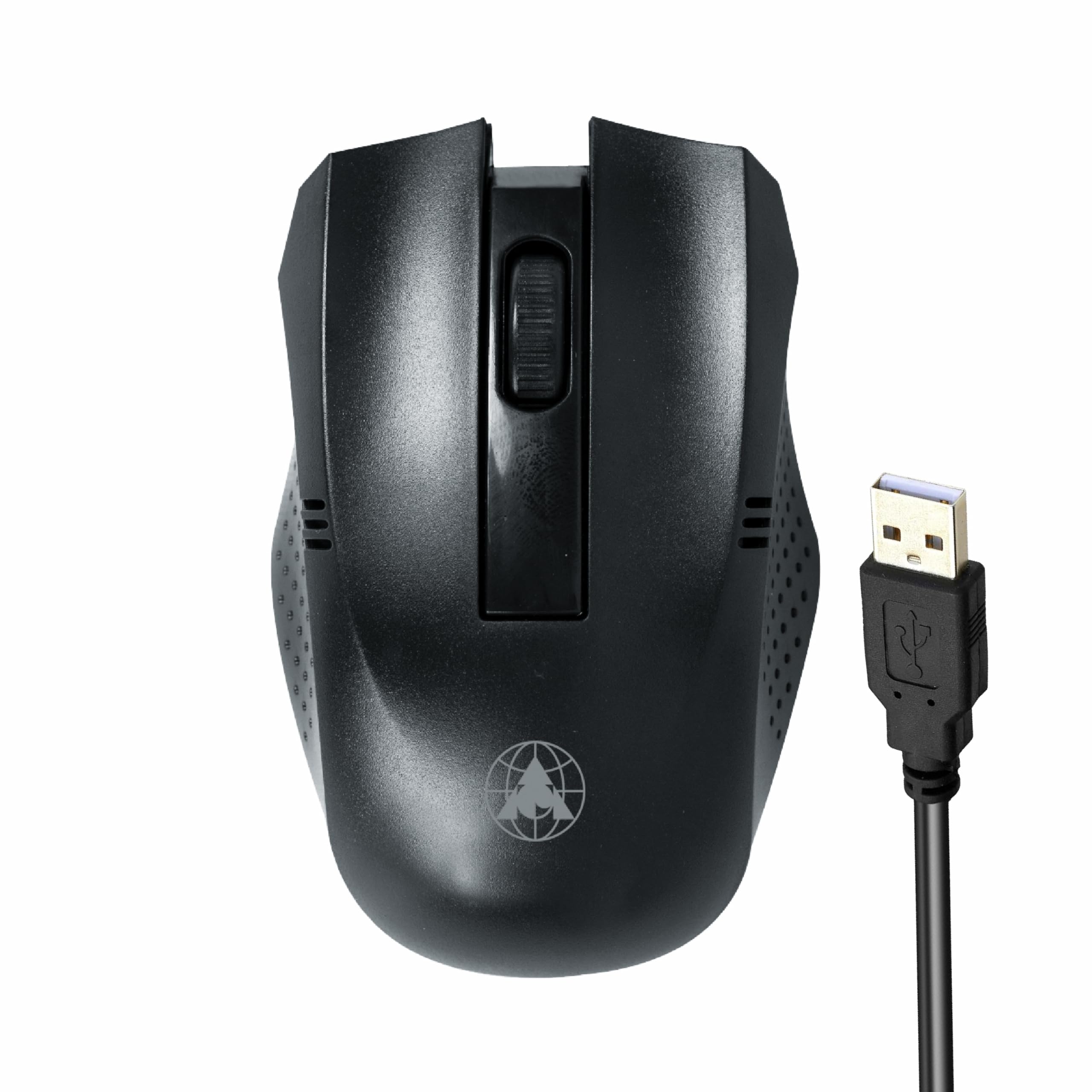 ProDot USB Plug & Play Ergonomic Wired Mouse I High Resolution 1000 DPI Optical Sensor I 5M Key Press Life & Clickable Scroll Wheel I 1 Year Warranty I Compatible with Windows, iOS, Linux