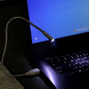 BKN� Metal Flexible USB LED Night Light Desk Lamp for Laptop Desktop PC Powerbank Keyboard Help Light Children Eye Protection