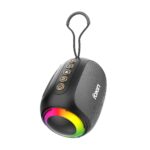 Foxin Spark 10W Mini Bluetooth Speaker with RGB Light, 4Hrs Playtime, 360� Surround Sound, RGB Lights, Multi-Play Modes BT5.1/TF Card, AUX, Type-C Charging Port, in-Built FM | 6cm Carry Loop