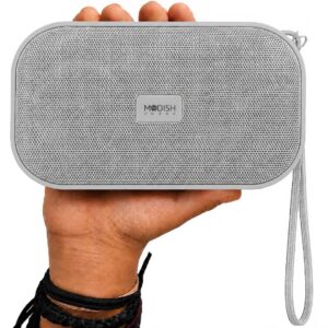 ModishOmbre� Roar 14W High-Output Bluetooth Speaker | FM Radio | DSP Tuned Audio | Dual 7W Dynamic Drivers | 10H Playtime | TWS Stereo Pairing | TF/USB/FM Support | Built-in Mic (Gray)